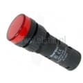  Kontrolka czerwona, 12V AC/DC, 16mm, LED, L=51mm 