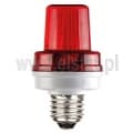 Lampa stroboskopowa czerwona z gwintem (E 27) 3W