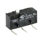  Micro przełącznik krańcowy bez dźwigni; 2A/ 250VAC; kątowy; DB1C-D2AA; Cherry Switches