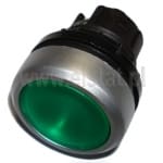 Napęd przycisku sterowniczego LA42, podświetlany, zielony, chwilowy, 22mm