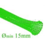 Oplot poliestrowy 15mm/25mm; zielony