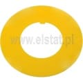 Tabliczka wyłącznika bezpieczeństwa; żółta; STOP; 30mm