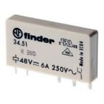 Przekaźnik Finder 34.51.7.024.0010  ( 24VDC,6A,1P)