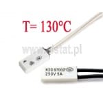 Termostat bimetaliczny; 130°C; 5A/250V; NO; KSD9700