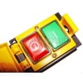 Włącznik elektromagnetyczny; 3- FAZY; DKLD DZ05; 6-pinów; I=10 A/400 VAC; kolor frontu żółty; grzyb bezpieczeństwa